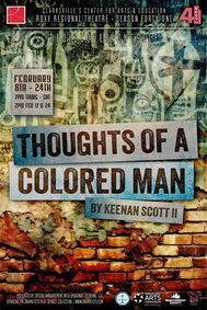 Thoughts of a Colored Man show poster