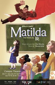 Roald Dahl's Matilda the Musical JR. show poster