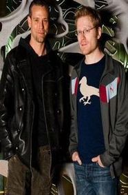 RENT's Adam Pascal & Anthony Rapp show poster