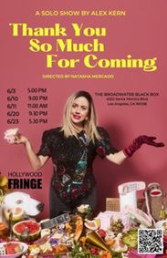 Thank You So Much For Coming show poster