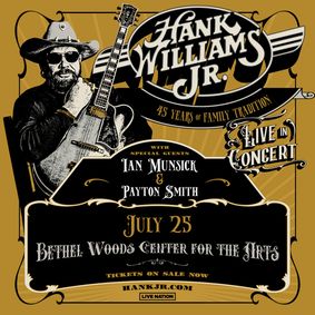 Hank Williams Jr. show poster