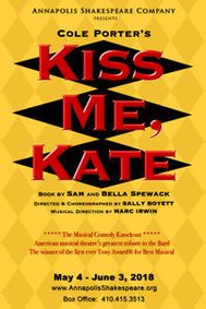 KISS ME, KATE show poster