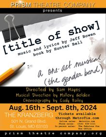 [title of show] - the gender bend show poster