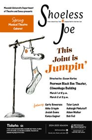 Shoeless Joe: Musical theatre cabaret show poster