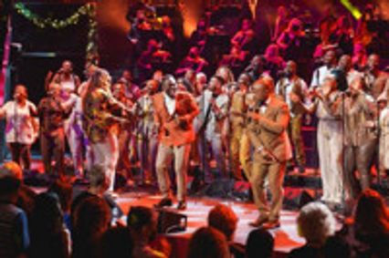 London Community Gospel Choir at Christmas show poster