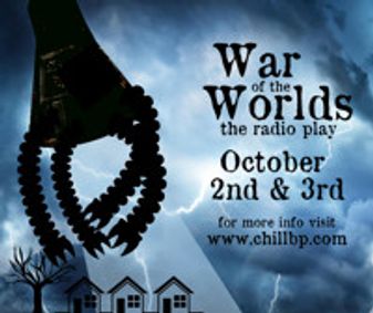 War of the Worlds, a radio play show poster
