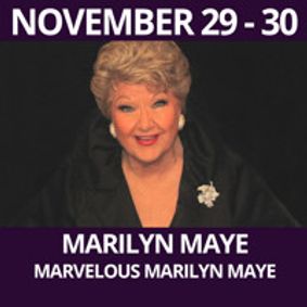 Marvelous Marilyn Maye show poster