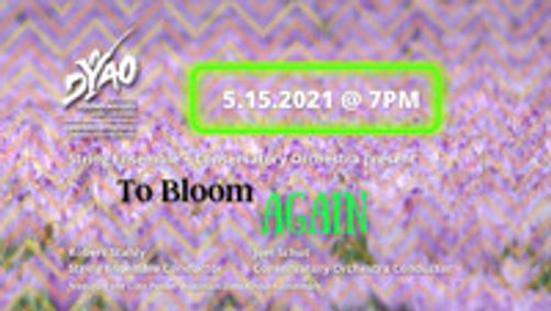 Denver Young Artists Orchestra presents To Bloom Again show poster