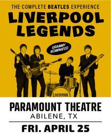 Liverpool Legends The Complete Beatles Experience show poster