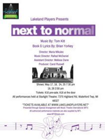 NEXT TO NORMAL show poster