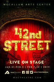 42nd Street show poster
