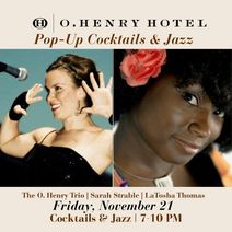 Pop-Up Jazz Show | Friday, Nov. 21 | 7-10 PM with Sarah Strable and LaTosha Thomas