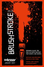 Brushstroke show poster