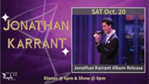  Jonathan Karrant Album Release show poster