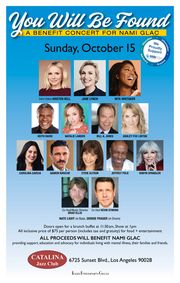 YOU WILL BE FOUND - A BENEFIT CONCERT FOR NAMI GLAC show poster