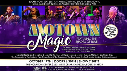 Motown Magic featuring The Shades of Blue
