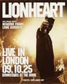 LIONHEART downstairs at The Dome - London in UK Regional