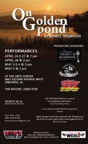 On Golden Pond show poster