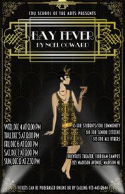 Hay Fever show poster