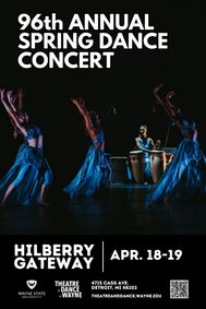 96th Annual Spring Dance Concert show poster