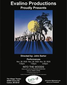 INTO THE WOODS show poster