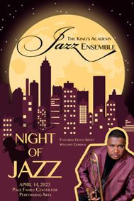 Night of Jazz show poster