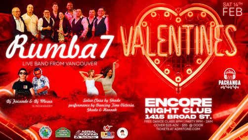 VALENTINE'S RUMBA LATIN NIGHT show poster