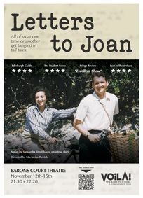 Letters to Joan show poster