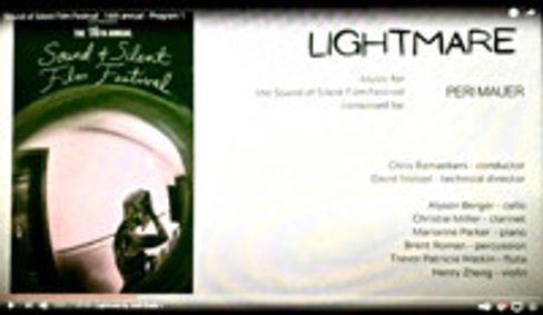 Lightmare show poster