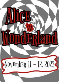 Alice in Wonderland show poster
