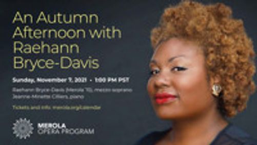 An Autumn Afternoon with Raehann Bryce-Davis show poster