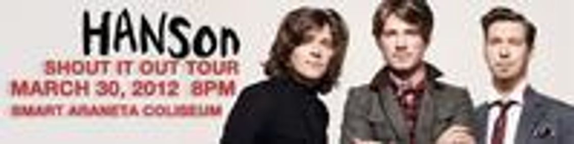 HANSON SHOUT IT OUT TOUR 2012 show poster