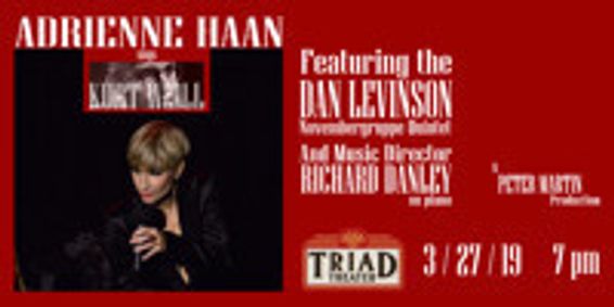 Adrienne Haan show poster