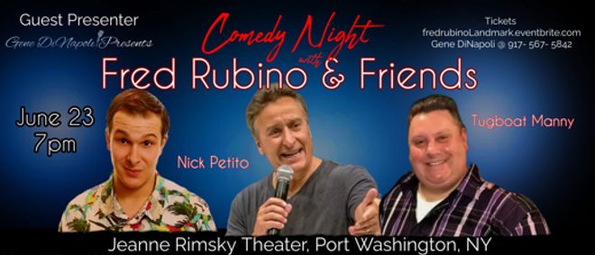 Comedy with Fred Rubino & Friends show poster