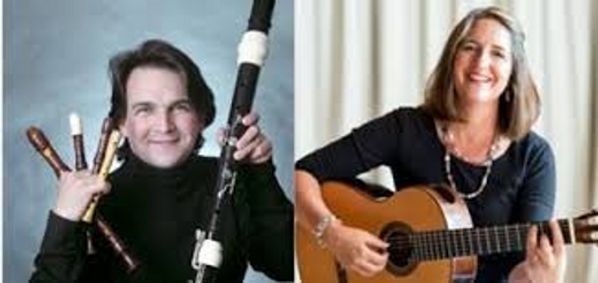 Candlelight Garden Concerts presents Aldo Y Berit Guitar and Recorder Duo show poster