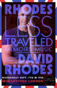 RHODES LESS TRAVELED/Memoirs & Music show poster