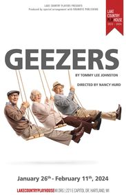 Geezers show poster