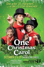 One Christmas Carol show poster