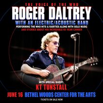 Roger Daltrey with special guest KT Tunstall