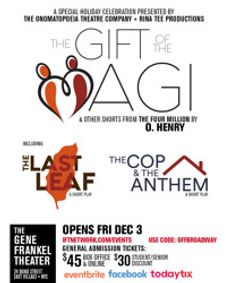 “The Gift of the Magi” And other stories from O. Henry’s “The Four Million” show poster