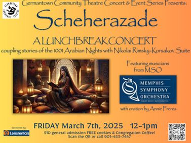 MSO The Story of Scheherazade Lunchbreak Concert at GCT show poster