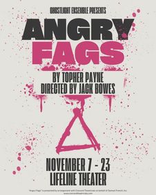 Angry Fags show poster