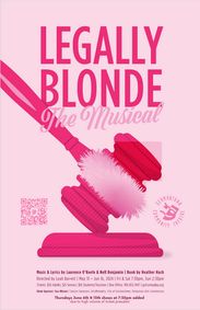 Legally Blonde the Musical show poster