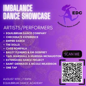 Imbalance Dance Showcase show poster