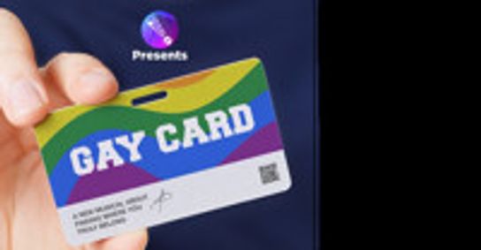 Gay Card show poster