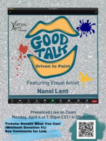 Good Talk: Driven to Paint show poster
