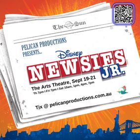Disney's Newsies Jr. show poster