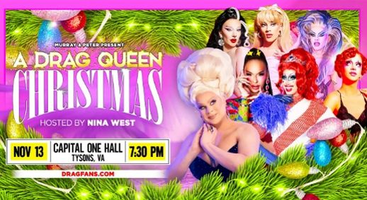 A Drag Queen Christmas show poster