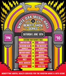 The Wheel Workers play benefit show for Houston music and arts scene mental health services Saturday, June 18 at White Oak Music Hall