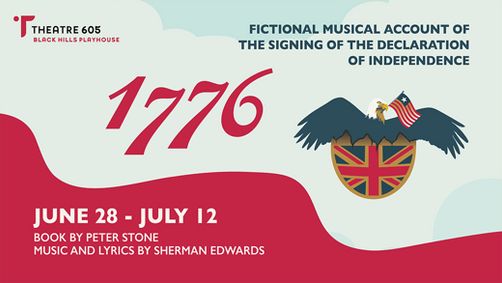 1776:  America’s Prize Winning Musical show poster